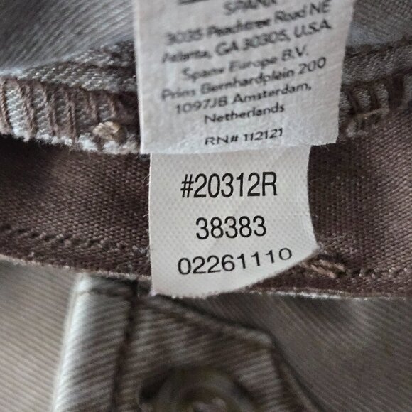 SPANX Cropped Wide Leg Pants XL Brown High Waist Stretchy Shaping Casual Pull On - Picture 10 of 13